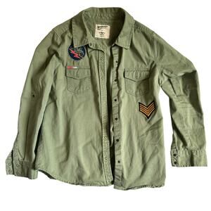 Arizona Jean Co. Classic Fatigue-style Shirt Jacket Size Large